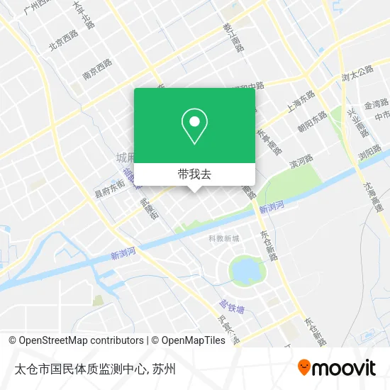 太仓市国民体质监测中心地图