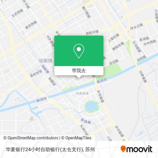 华夏银行24小时自助银行(太仓支行)地图