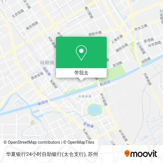 华夏银行24小时自助银行(太仓支行)地图