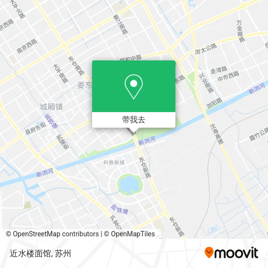 近水楼面馆地图