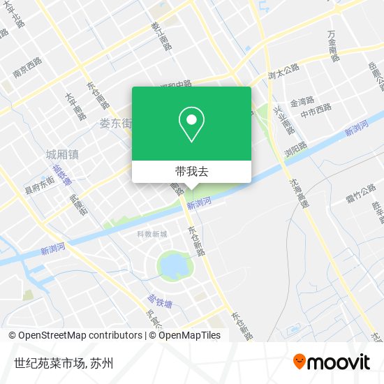 世纪苑菜市场地图