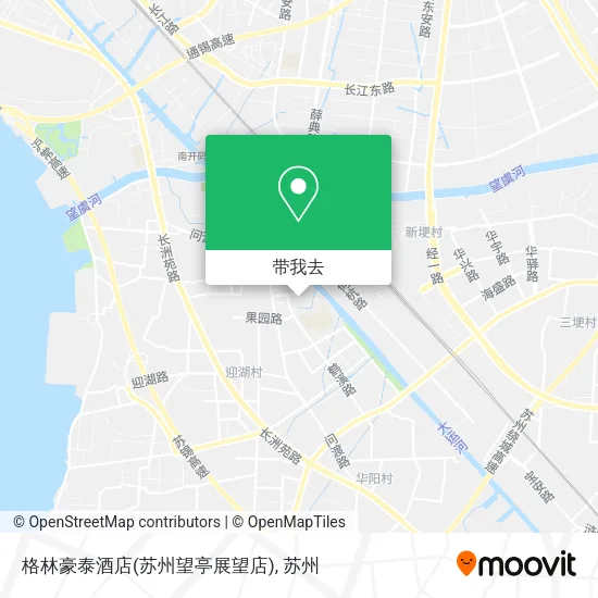 格林豪泰酒店(苏州望亭展望店)地图