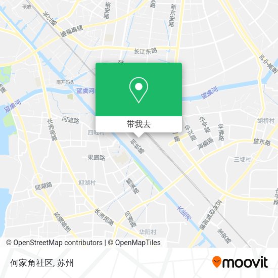 何家角社区地图