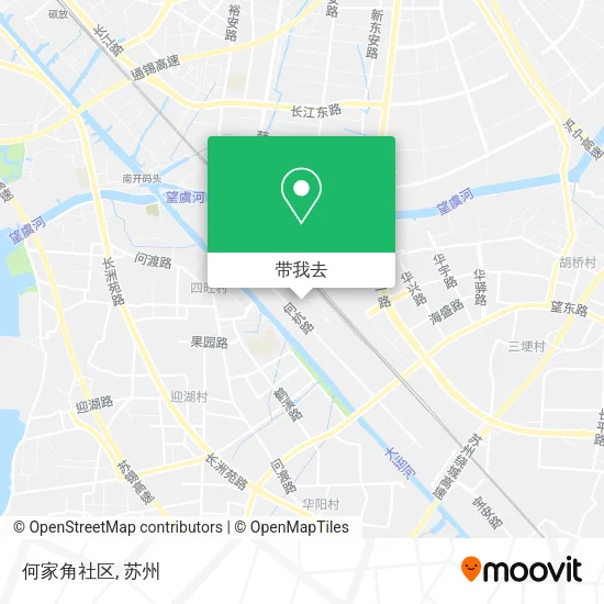何家角社区地图