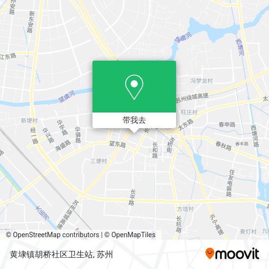 黄埭镇胡桥社区卫生站地图