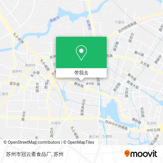 苏州市冠云斋食品厂地图