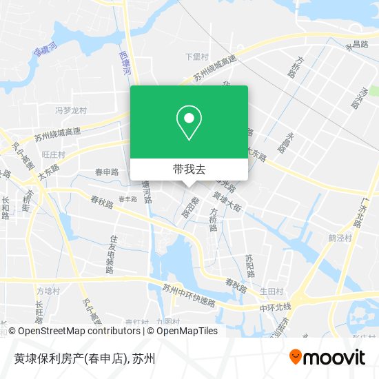 黄埭保利房产(春申店)地图