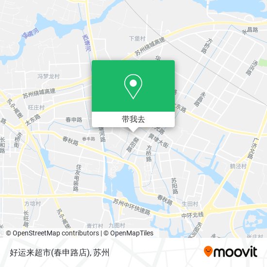 好运来超市(春申路店)地图