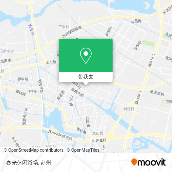 春光休闲浴场地图