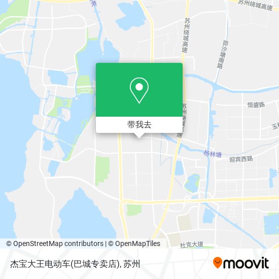 杰宝大王电动车(巴城专卖店)地图