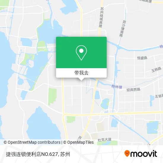 捷强连锁便利店NO.627地图