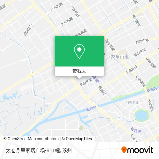 太仓月星家居广场-B11幢地图