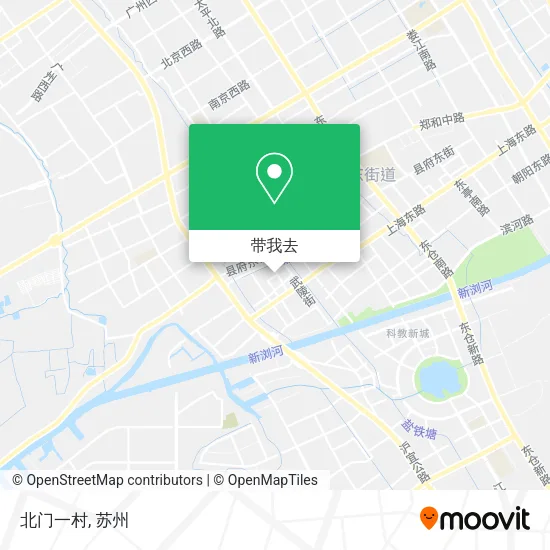 北门一村地图