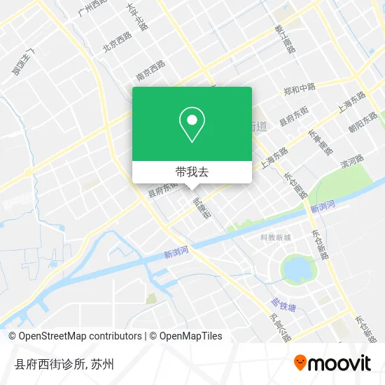 县府西街诊所地图