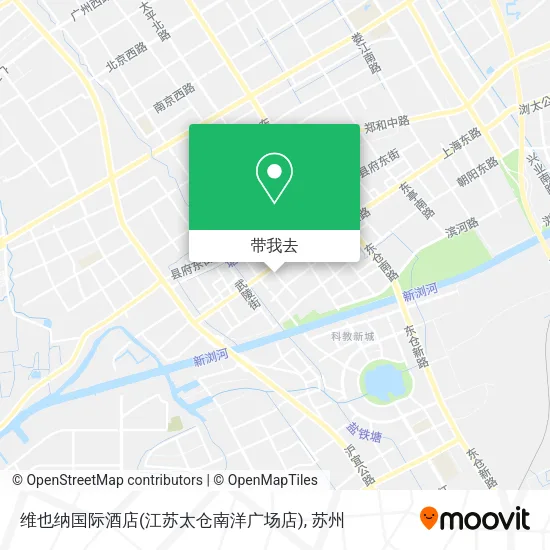 维也纳国际酒店(江苏太仓南洋广场店)地图