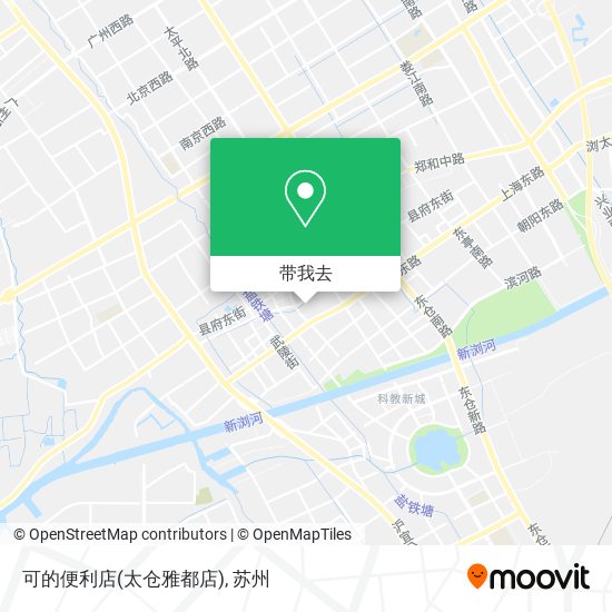 可的便利店(太仓雅都店)地图