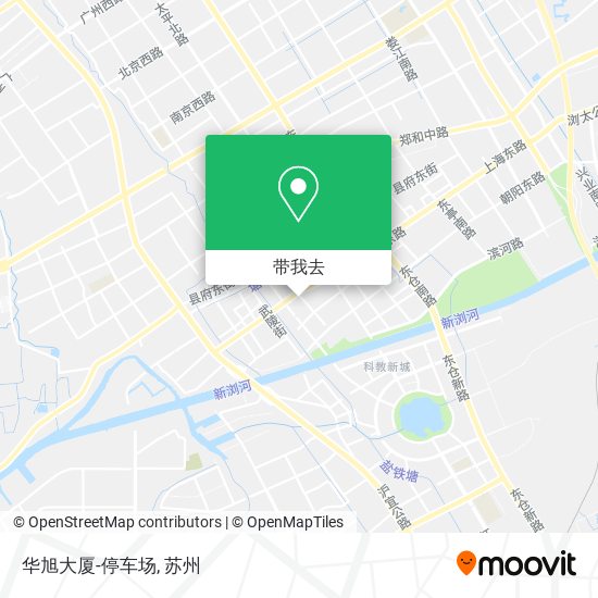 华旭大厦-停车场地图