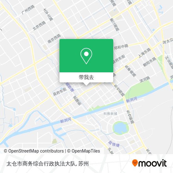 太仓市商务综合行政执法大队地图