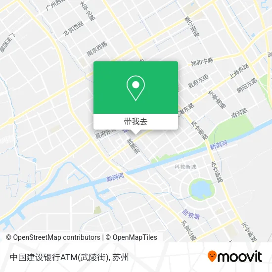 中国建设银行ATM(武陵街)地图
