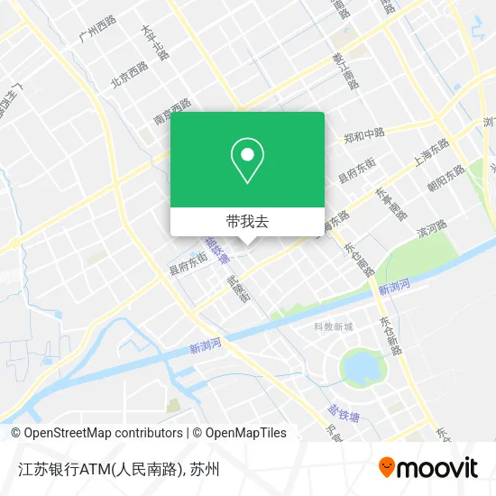 江苏银行ATM(人民南路)地图
