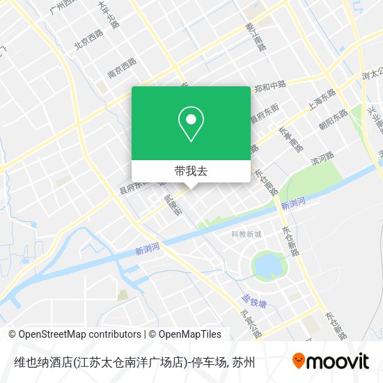 维也纳酒店(江苏太仓南洋广场店)-停车场地图