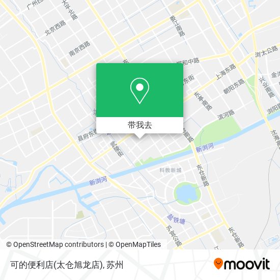 可的便利店(太仓旭龙店)地图