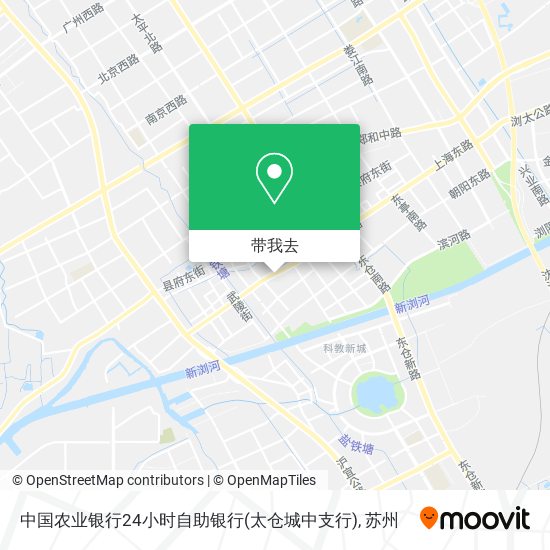中国农业银行24小时自助银行(太仓城中支行)地图