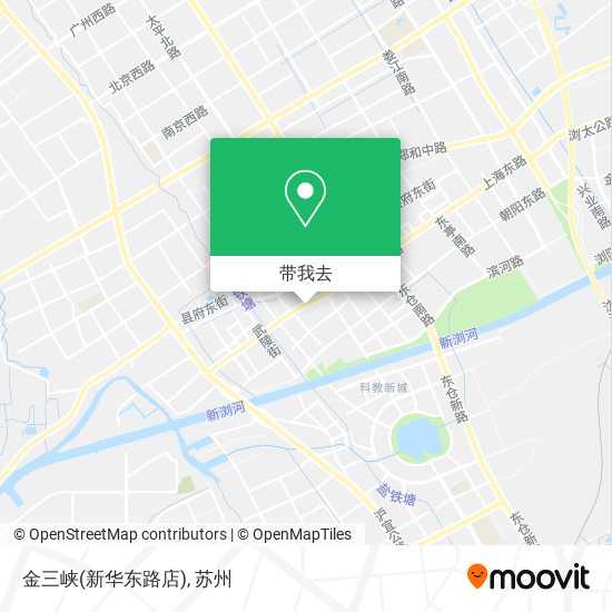 金三峡(新华东路店)地图