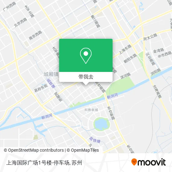 上海国际广场1号楼-停车场地图