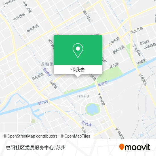 惠阳社区党员服务中心地图