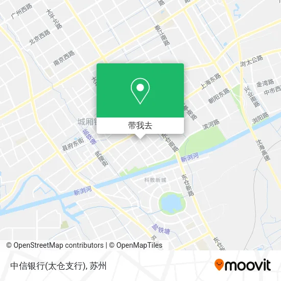 中信银行(太仓支行)地图