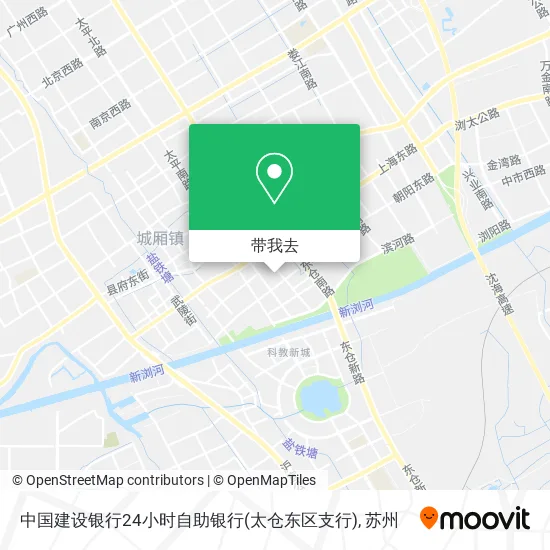 中国建设银行24小时自助银行(太仓东区支行)地图