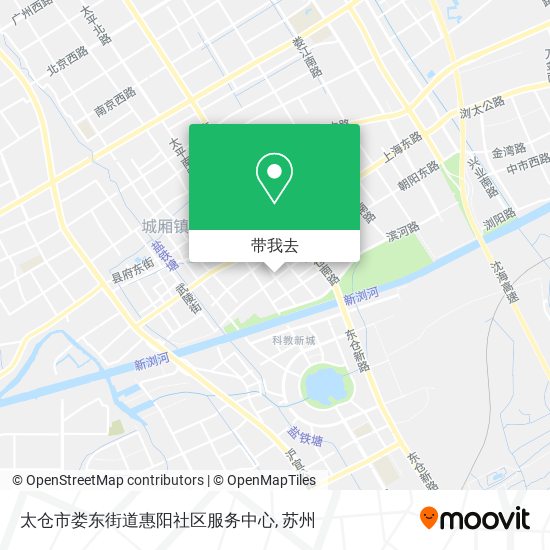 太仓市娄东街道惠阳社区服务中心地图