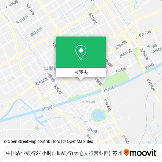 中国农业银行24小时自助银行(太仓支行营业部)地图