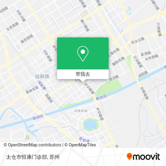 太仓市恒康门诊部地图