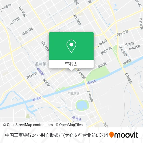 中国工商银行24小时自助银行(太仓支行营业部)地图