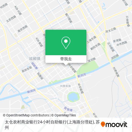 太仓农村商业银行24小时自助银行(上海路分理处)地图