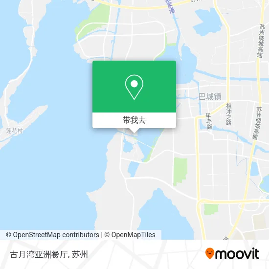 古月湾亚洲餐厅地图