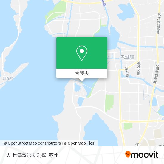 大上海高尔夫别墅地图