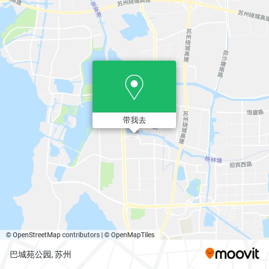 巴城苑公园地图