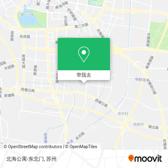 北海公寓-东北门地图