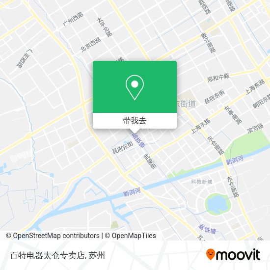 百特电器太仓专卖店地图