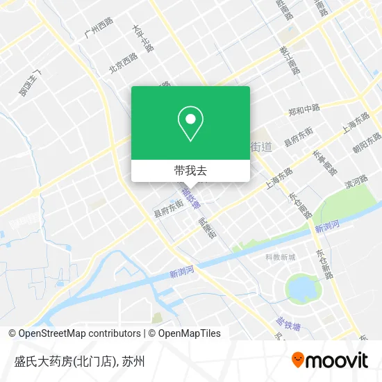 盛氏大药房(北门店)地图