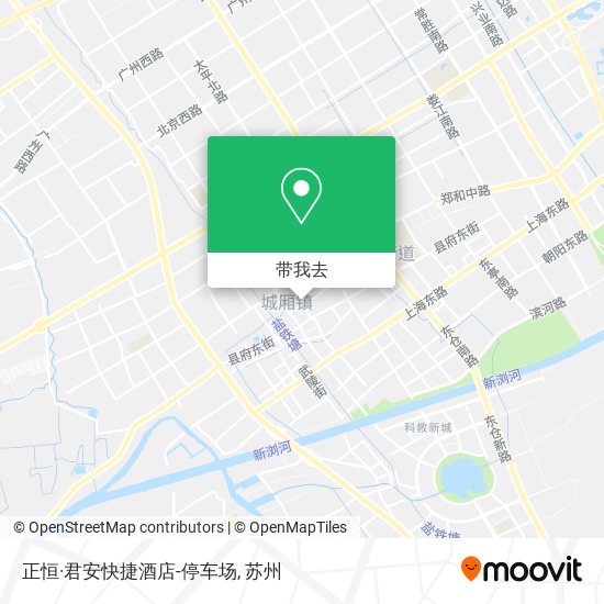 正恒·君安快捷酒店-停车场地图