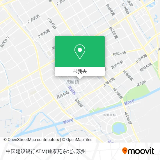 中国建设银行ATM(通泰苑东北)地图