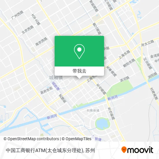 中国工商银行ATM(太仓城东分理处)地图