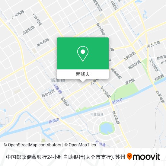 中国邮政储蓄银行24小时自助银行(太仓市支行)地图