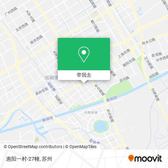 惠阳一村-27幢地图