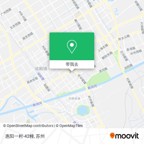 惠阳一村-42幢地图