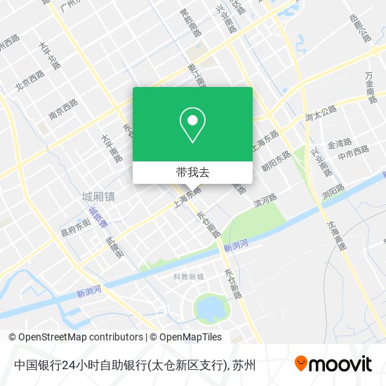 中国银行24小时自助银行(太仓新区支行)地图